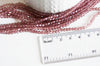 Perles cristal toupies facette violet transparent,perles bijoux,perle cristal violet,Perle bicone facette,fil de 150,3mm-G1424