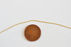 Chaine très fine Dorée rollo 16K, fourniture créative, chaine bijou, création bijoux,bijou doré, chaine fine,1.1 mm, 1 -5-10 metres-G1364