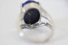 Bague réglable zamac argenté quartz rose 18mm,bijou argenté pierre naturelle,bague quartz rose naturel,création bijoux,l'unité G5903-Gingerlily Perles