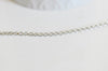 Chaine rollo platine, chaine bijou, chaine argent,création bijoux, chaine sans plomb chaine argentée,2.5 mm, 5 mètres-G1507