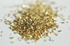 Sable verre doré, chips mineral,verre coloré,verre or,pierre verre,création bijoux,sable aquarium,Sachet 10 grammes G228