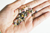 Sable tourmaline multicolore,chips mineral, tourmaline naturelle, pierre semi-precieuse, création bijoux, Sachet 20 grammes- G1764