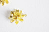 Pendentif fleur dalhia, Pendentif laiton brut, bijou laiton,fleur laiton bijoux,pendentif laiton brut,lot de 2,18.5mm, G440