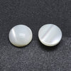 Cabochon rond nacre blanche, cabochon coquillage, cabochon nacre, création bijoux, coquillage naturel, nacre naturelle,10mm,G2751-Gingerlily Perles