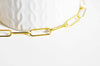 Chaine doré maille rectangle fer,chaine collier,création bijoux,chaine large,18x6mm,vendue au mètre-G1789