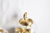 Pendentif bulle verre laiton et sable doré, médaillon transparent, création sautoir, pendentif vitrine,21mm, l'unité,G1872