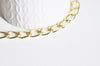 Chaine doré grosse maille aluminium doré,chaine collier,création bijoux,chaine large,15x10x2mm,vendue au mètre-G2125