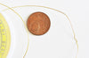 fil de cuivre doré 0.3mm,fil création bijoux,fil fin en métal doré, fil métallique sans nickel ,bobine de 10 mètres,G6184