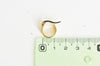 créole gravée acier doré, bijoux doré,cadeau anniversaire, création bijoux, oreille percée,sans nickel, la paire, boucles acier,16mm,G2635-Gingerlily Perles