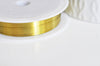 fil de cuivre doré 0.4mm,fil création bijoux,fil fin, fil métallique,création bijoux,fil de métal, bobine de 12 mètres,G2552-Gingerlily Perles