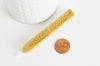 Batonnet de cire à cacheter doré avec mèche, une fourniture pour création de sceaux personnalisés invitations de mariage DIY, l'unité,G3342
