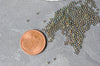 Perles rocailles miyuki noir irisé, Perles de rocaille japonaise Dark Line Peridot ,perle rocaille perlage,15/0, 1.5mm, Sachet 10g G3955