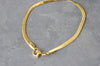 Bracelet maille serpent acier doré 14k, création bijoux,bracelet acier doré inoxydable,sans nickel, 18cm,l'unité, G3926-Gingerlily Perles