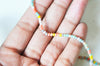 Perle abacus cristal multicolore opaque, perles bijoux, perle abacus, perle cristal,Perles verre ,3x2.5mm, le fil de 190 perles G4423