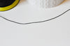Fil couture noir, fil à broder,fil couture, scrapbooking, fil jaune, fil nylon noir, 0.8mm, les 10 mètres,G4805