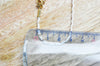 Bracelet tressé coton blanc or acier doré 14k, bracelet doré,création bijoux,bracelet acier inoxydable sans nickel,20.5cm, l'unité G6744-Gingerlily Perles