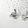Bague homme argentée réglable serpent,creation bijou homme, bijou minimaliste, bague dorée homme,bijou homme,18mm,l'unité G4614-Gingerlily Perles
