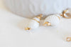 Pendentif coquillage blanc spirale doré,pendentif doré,Pendentif coquillage,création bijoux,coquillage bijou,coquillage or,20mm, les 2-G706