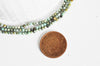 Perle turquoise africaine, fournitures créatives, perle turquoise, turquoise naturelle, perle pierre, 2mm, le fil de 190 perles-G1541