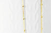 Chaine fine dorée satellite 16K,chaine plaquée or 2.5 microns, chaine collier chaine complète,chaine dorée,1.2 mm,45cm-XYG634
