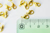 fermoirs mousquetons zamac doré, fermoirs dorés, pince homard,fabrication bijoux,sans nickel,apprêt dorés,lot de 50, (10Gr) 10mm G4961-Gingerlily Perles