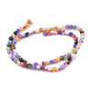 Perles rondes verre millefiori 4mm, perle verre,perle chance, perle artisanale verre,perle bijou été,le fil de 95 perles G5364