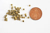 petite perles de rocaille bronze, fourniture créative,perle verre,perles rocaille, perlage,10g,2.5mm-G825