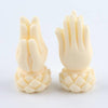 perle main bambou de mer blanc,perle imitation corail pour fabrication bijoux en bambou de mer naturel,les 2 perles,26.5mm G3666