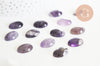 Cabochon ovale amethyste, cabochon ovale cabochon pierre, cabochon violet, amethyste naturelle,18x13mm, pierre naturelle, l'unité,G1183-Gingerlily Perles