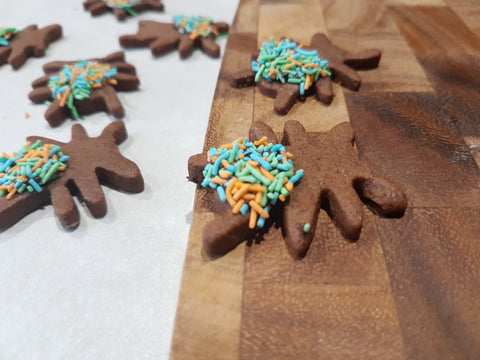 Mini Chocolate Spider Cookies for Halloween