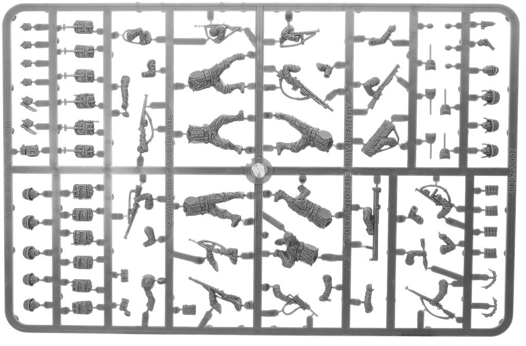 US Infantry - WWII American GIs frame components