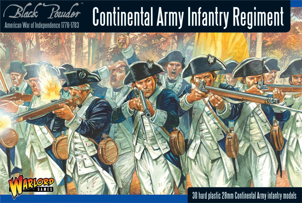 Black Powder: Continental Infantry Regiment -  Warlord Games