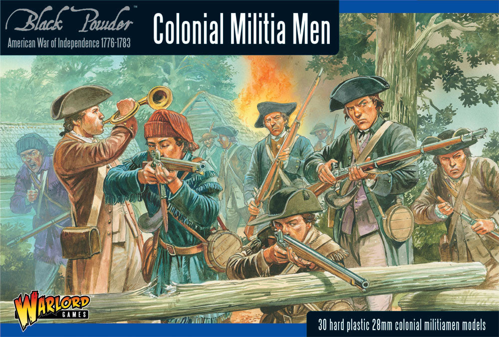 Black Powder: Colonial Militia Men (T.O.S.) -  Warlord Games
