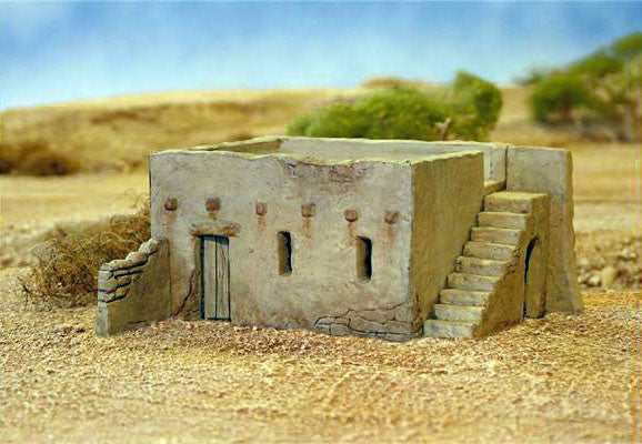 ancient egyptian mud brick houses