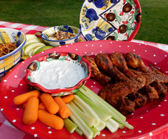 Pottery Platters and Football Food