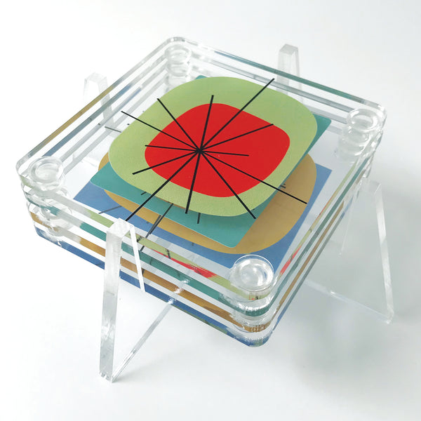 acrylic coaster set