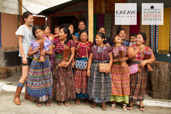 Kakaw Designs with partner cooperative of weavers