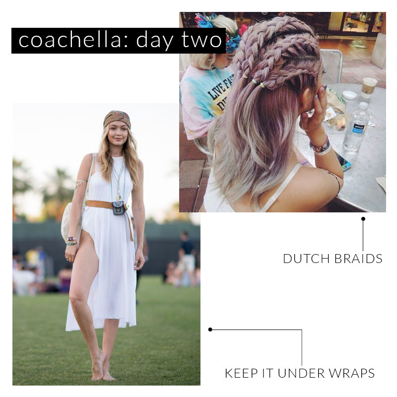 Coachella Hairstyles, Gigi Hadid Coachella Style, Music Festival Fashion, Dutch Braids, Cornrows, Lavender Hair