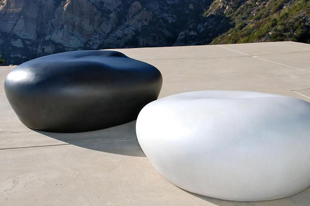 Cast Stone Seating Pebble | Creative Living