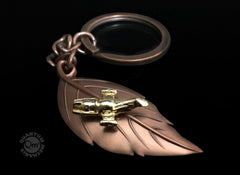 Gold Leaf on the Wind Key Chain / Pendant