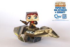 Captain Mal & Serenity Paper Figs