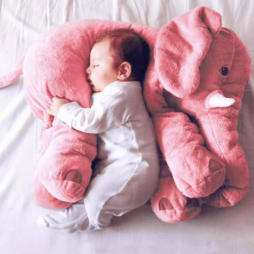 infant elephant pillow