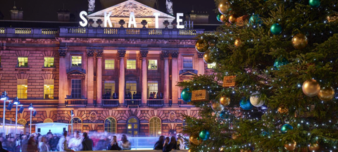 Skating at Somerset House