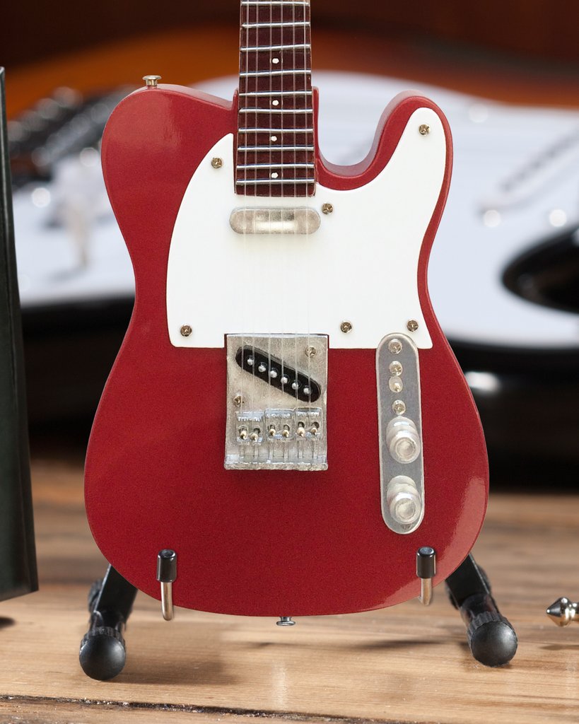 Officially Licensed Mini Candy Apple Red Fender (TM) Telecaster