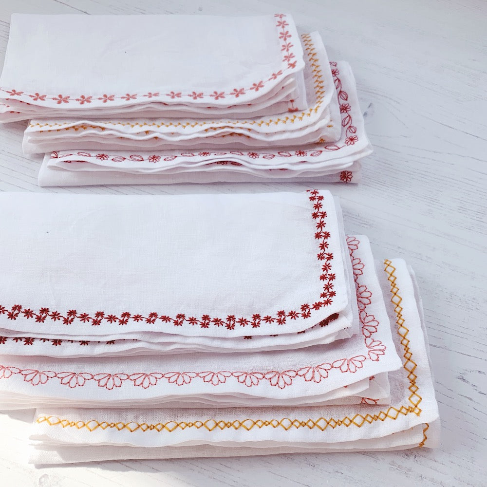 DIY linen napkins