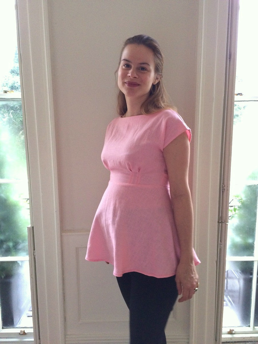 Anna Dress sewing pattern - maternity sewing 