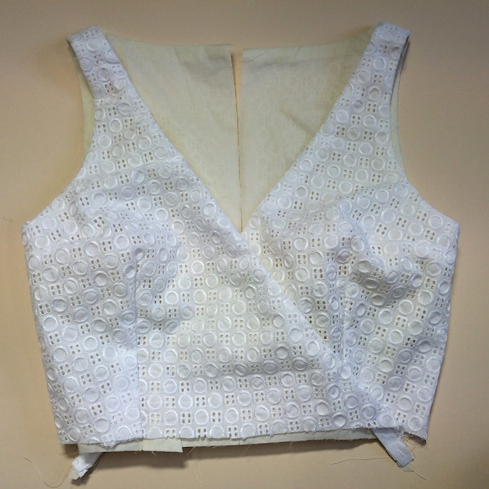 Flora Dress Sewalong #7: Assembling your faux-wrap bodice (Variation 1)