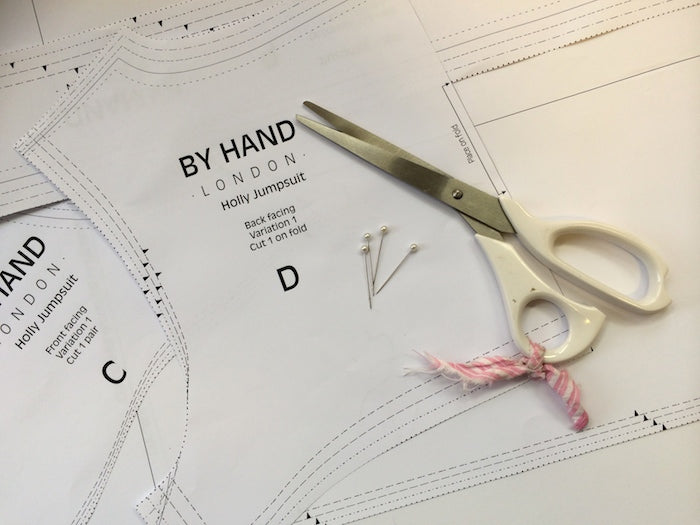 Holly Jumpsuit Sewalong #3: Cutting, marking & stabilising your fabric