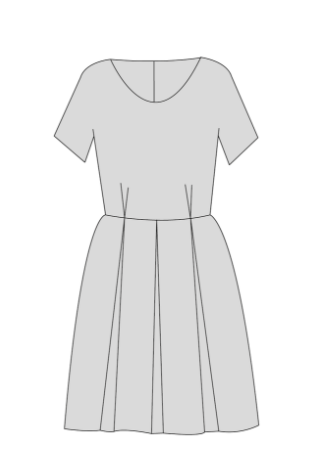 Zeena Dress PDF Sewing Pattern - Variation 2