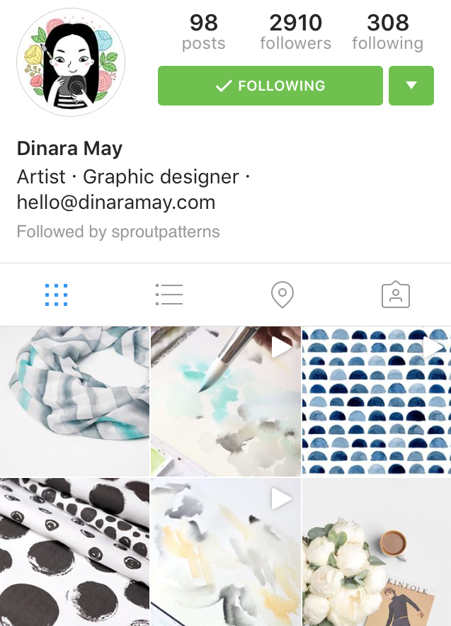 Dinara May instagram